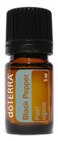 essential oil black pepper piper nigrum for aromatherapy